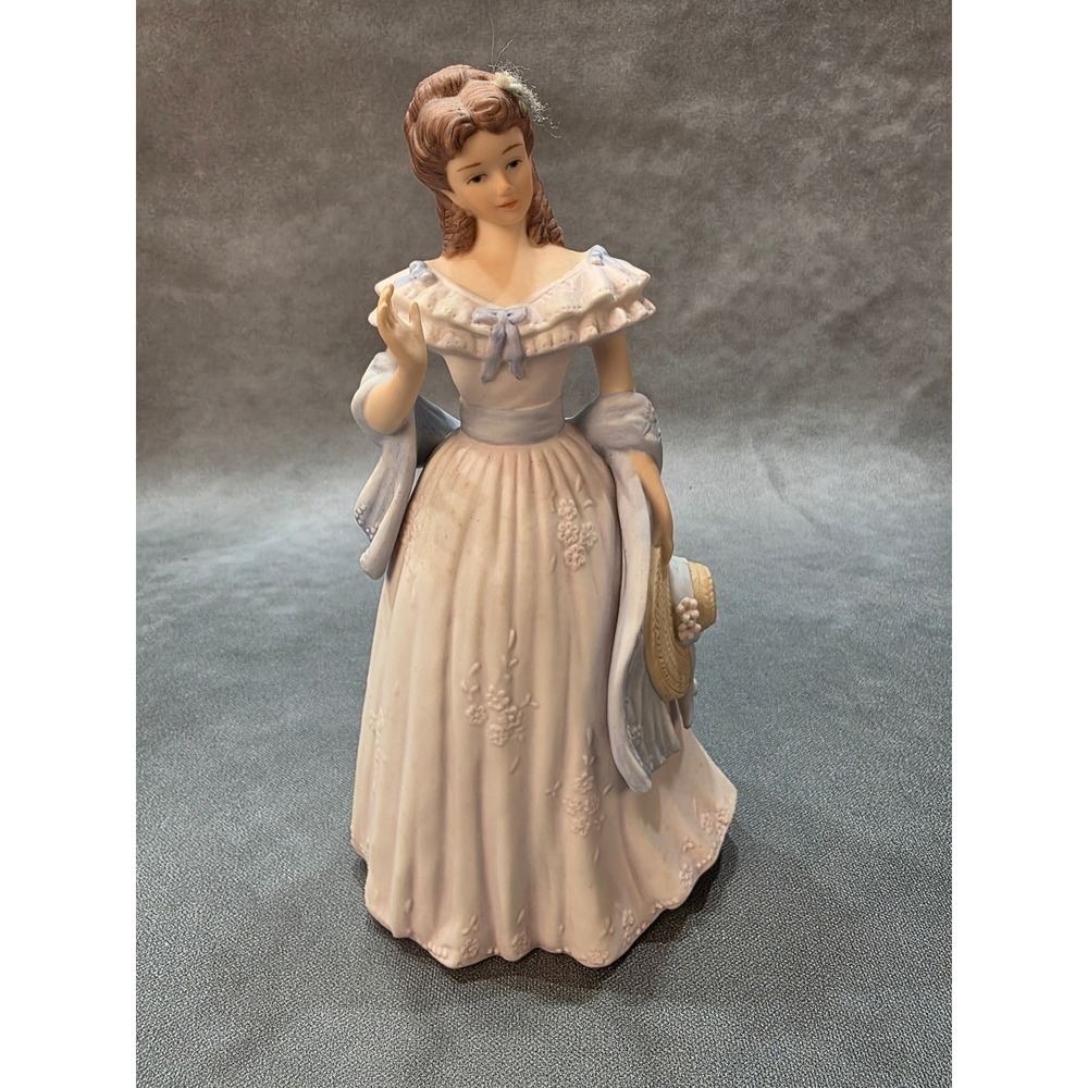 Home Interiors Masterpiece Porcelain Sarah Jane Figurine 1998 Victorian Lady 9"